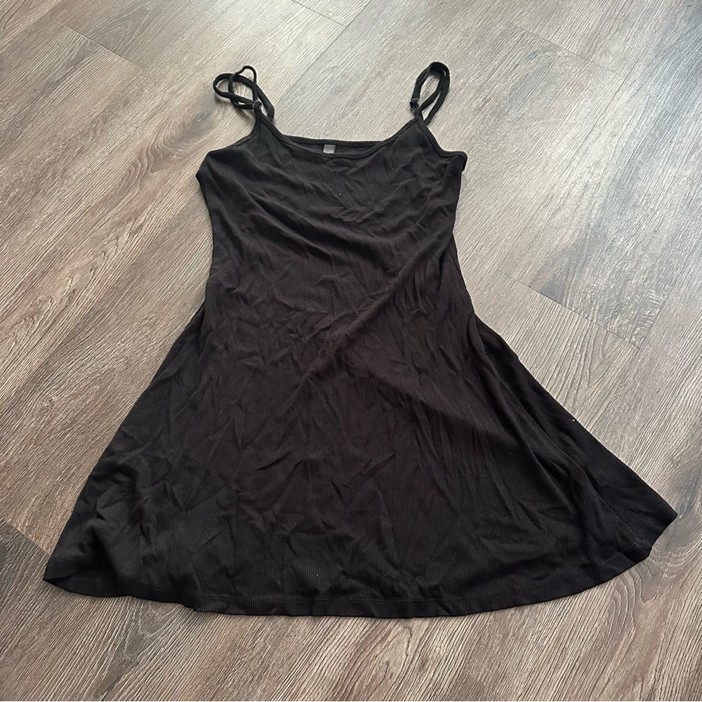 Full Tilt Black Ribbed Tank Top